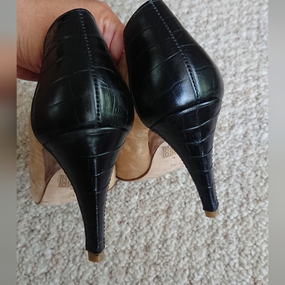 Sigerson Morrison Tan and Black booties size 5.5 - Picture 9 of 14